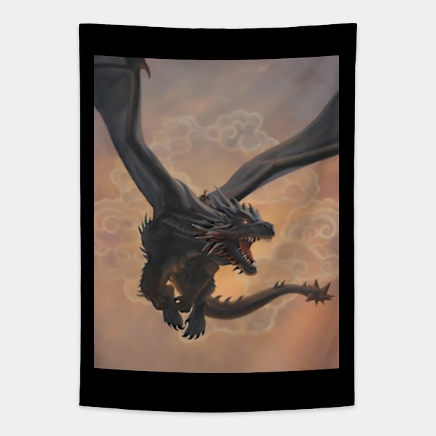 Fourth Wings Flight Tapestry by Geometc Style