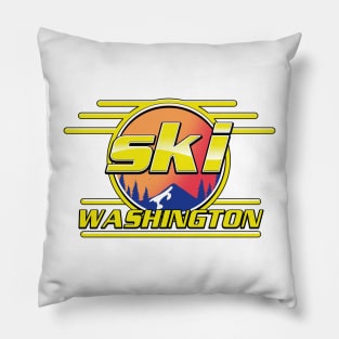 Ski Washington logo Pillow