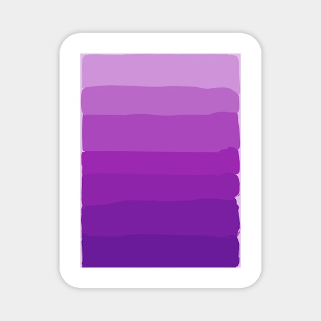 Purple Ombre Digital Art Magnet by DanielleGensler