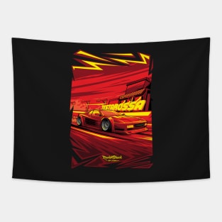 Testarossa Red theme Tapestry