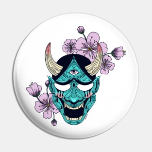 Hannya mask Pin