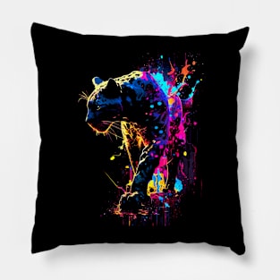 Psychedelic Panther #1 Pillow