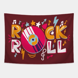 Retro Rock N Roll Tapestry