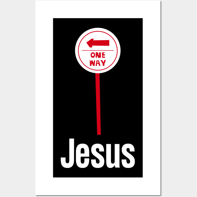 One Way Jesus Stickers