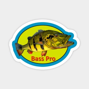 Peacock Bass Pro Magnet