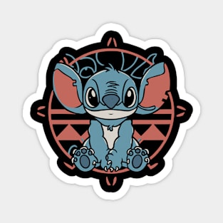 Stitch mischief Magnet