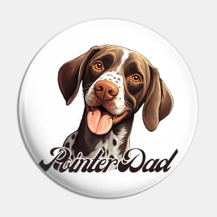 German Shorthaired Pointer Dad T-Shirt - Dog Lover Gift, Pet Parent Apparel Pin