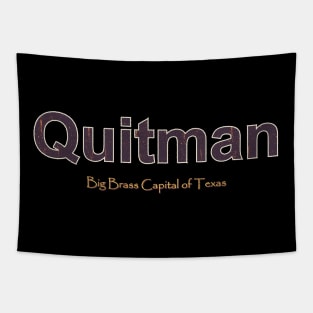 Quitman Grunge Text Tapestry