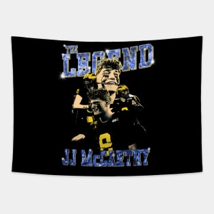 the legend of jj mccarthy Tapestry