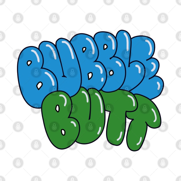 Bubble Butt - Major Lazer lyric video motif - adonitology by jimmy-digital