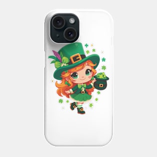 Cute St Patrick's Day Girl Phone Case