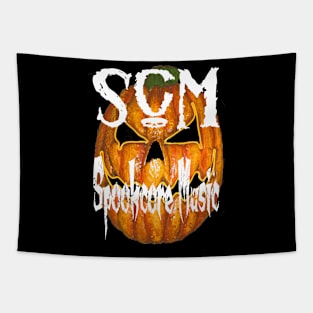 Spookcore Music Pumpkin Logo 2 Tapestry