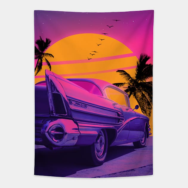 Retro Summer Tapestry by funglazie