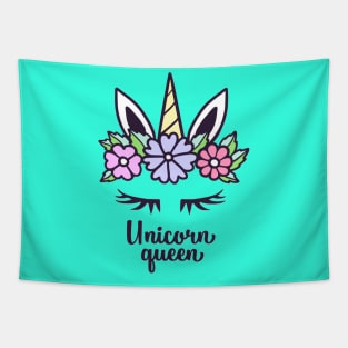 Unicorn Queen Unicorn Lover Quote Tapestry