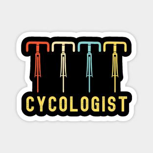 Cycologist Bike Retro Magnet