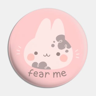 Fear Me Spotted Bunny Pin