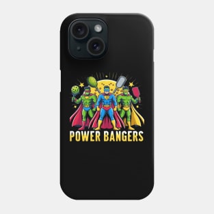 Pickleball POWER BANGERS Superheroes #5 Phone Case