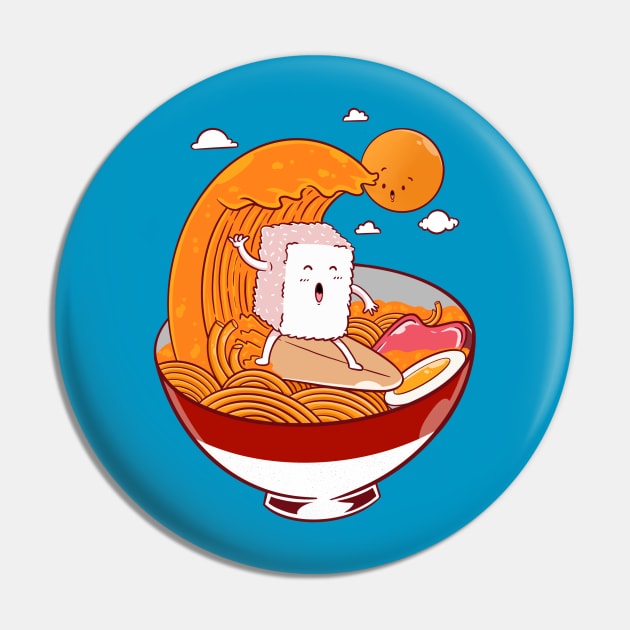 Surf noodles Pin by Artthree Studio