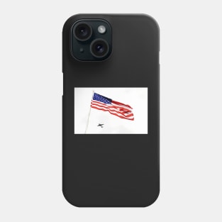 American Stars & Stripes Flag and C47 Dakota Phone Case