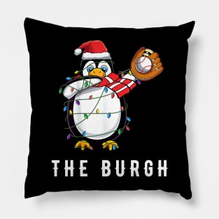 The burgh penguin Pillow