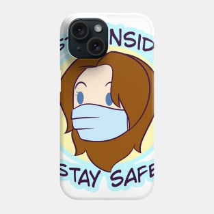 Grim Says Stay Safe, Stay Inside Phone Case