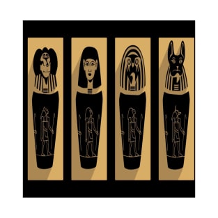 Sarcophagus God Quad T-Shirt