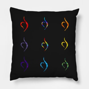 Rainbow Eating Disorder Recovery Symbol Sticker Pack Pillow