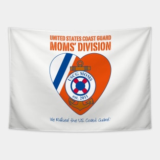 USCG Mom's Division Logo Tapestry