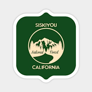 Siskiyou National Forest California Magnet