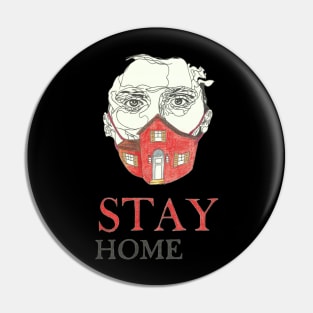 Stay home - Corona Pin