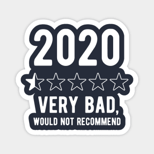 2020 Would Not Recommend bad review vintage Magnet