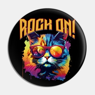 Cool Cat Rock On! Pin