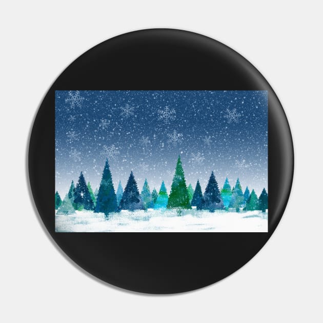 Winter Wonderland Pin by greenoriginals