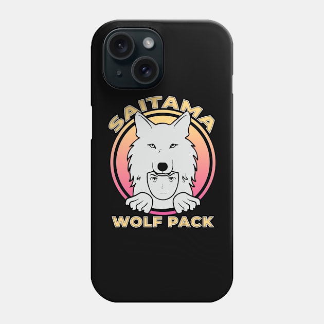 Saitama Wolf Pack-Crypto Phone Case by Blacksun Apparel