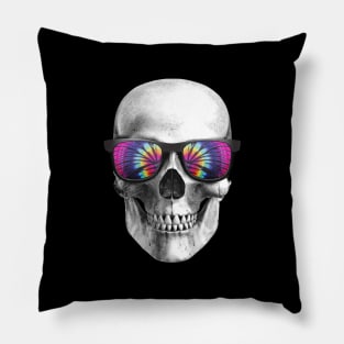 Cool Skull with sunglasses Pillow