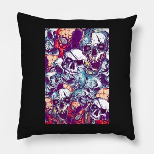 Skulls assemble Pillow