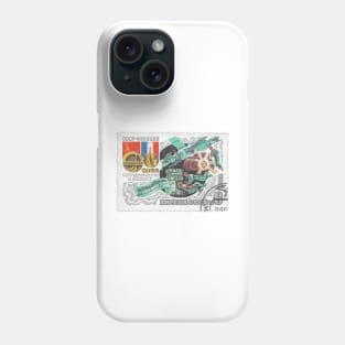 Russian & French Space Station Stamp Phone Case