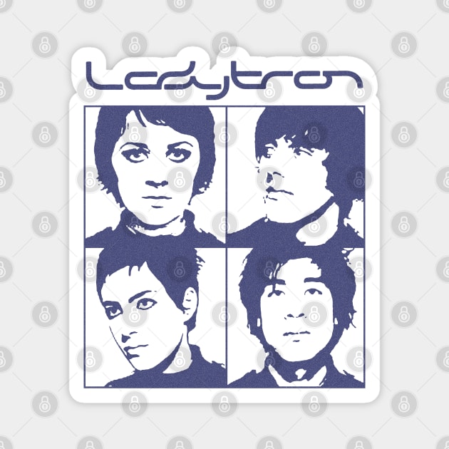 Ladytron Band Collage Fanart Design Magnet by snowblood