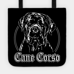 Cane Corso Italiano dog portrait Tote