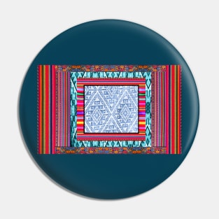 Peruvian Fabric Pin