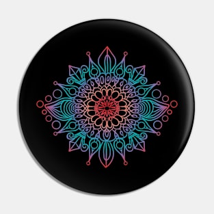 Mandala art drawing for gift Pin