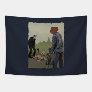 The Walking Bears Tapestry