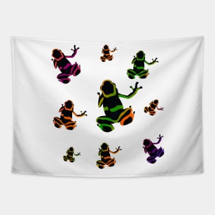 frog colourful Tapestry