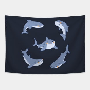 Cute Shark pack Tapestry