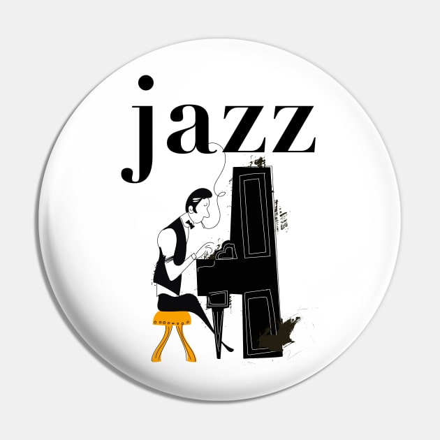 Jazz Pin by nickemporium1