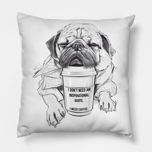 I Need Coffee! Pillow