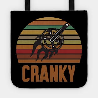 Bicycle Cranky Retro Vintage Tote