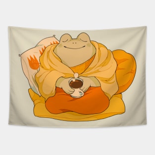 Cosy frog Tapestry