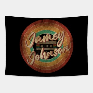 Jamey Johnson Vintage Circle Art Tapestry