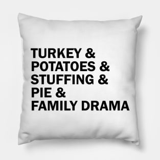 Thanksgiving diner Pillow